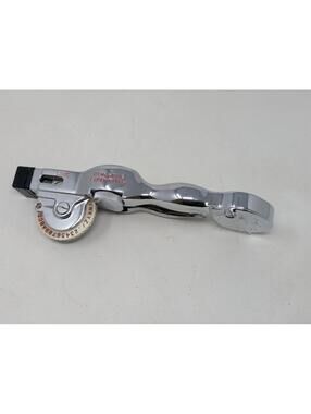 Vintage Dymo-Mite Tapewriter Chrome Metal Label Maker Model M-22 Tested